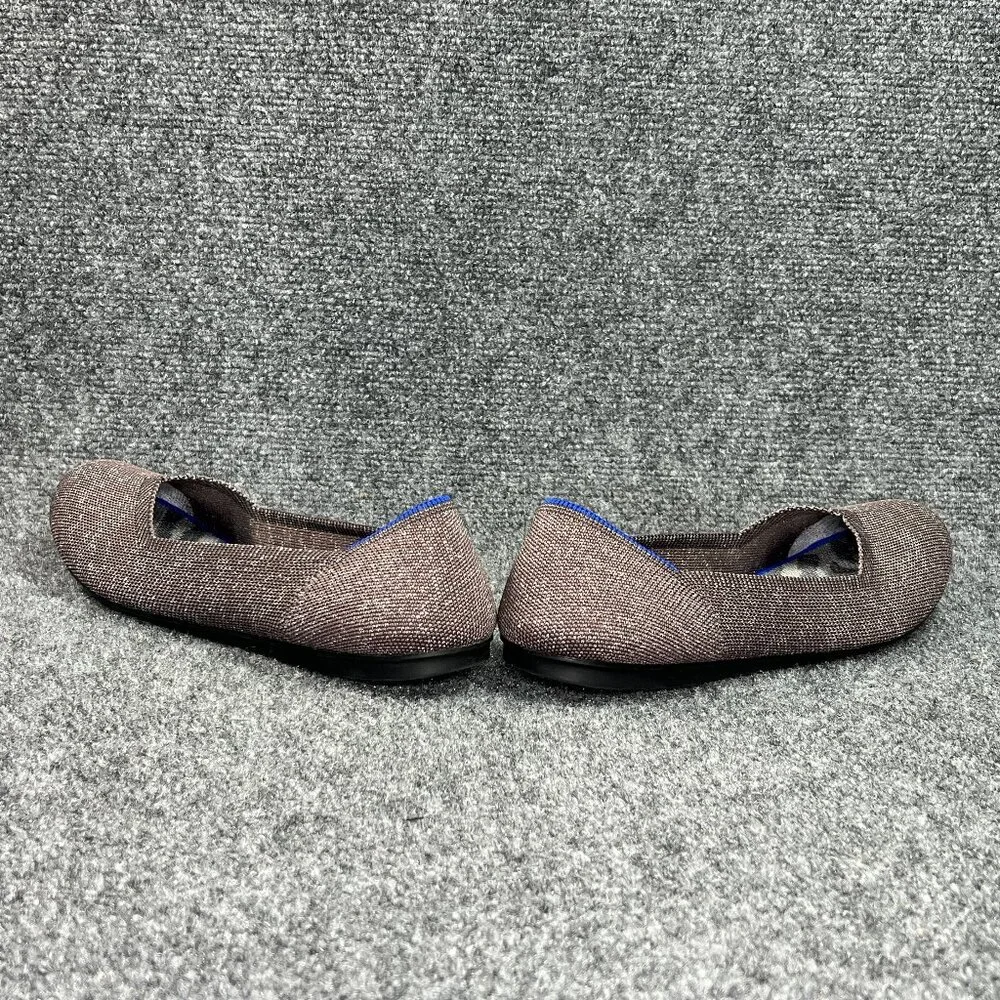 Rothy's The Flat Women's Size 10 Plum Sparkly Slip On Comfort Ballet Flats Shoes